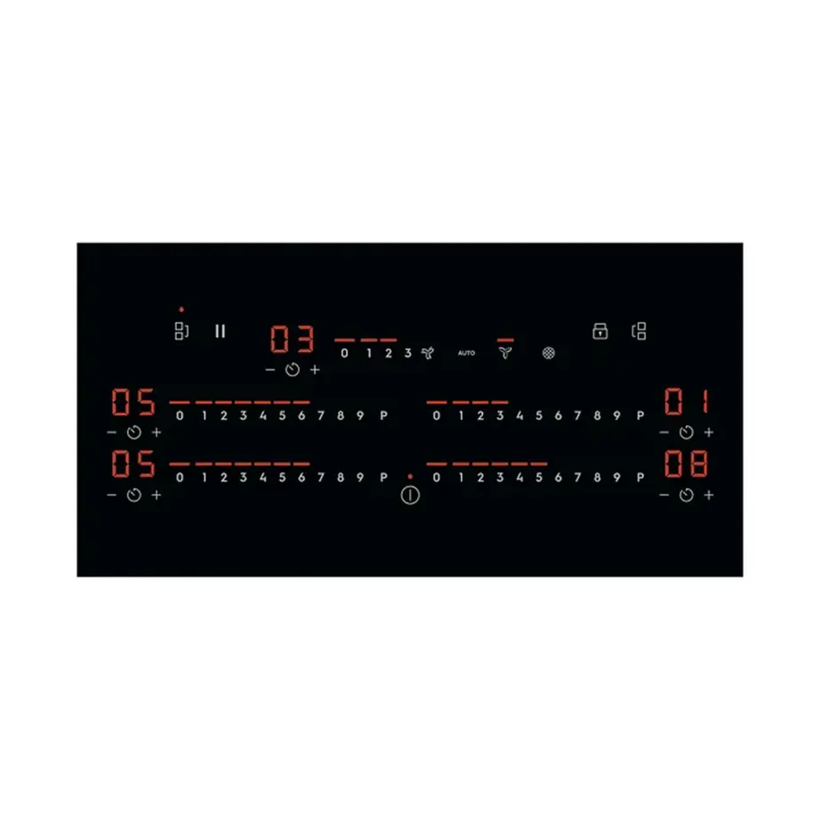 Induktsioonpliidiplaat integreeritud õhupuhastiga ELECTROLUX KCC84453CK, 80 cm, 4 tsooni, 7200 W, 2xBridge, A+ energiaklass, must, tööpinna- või süvistatav paigaldus – 17