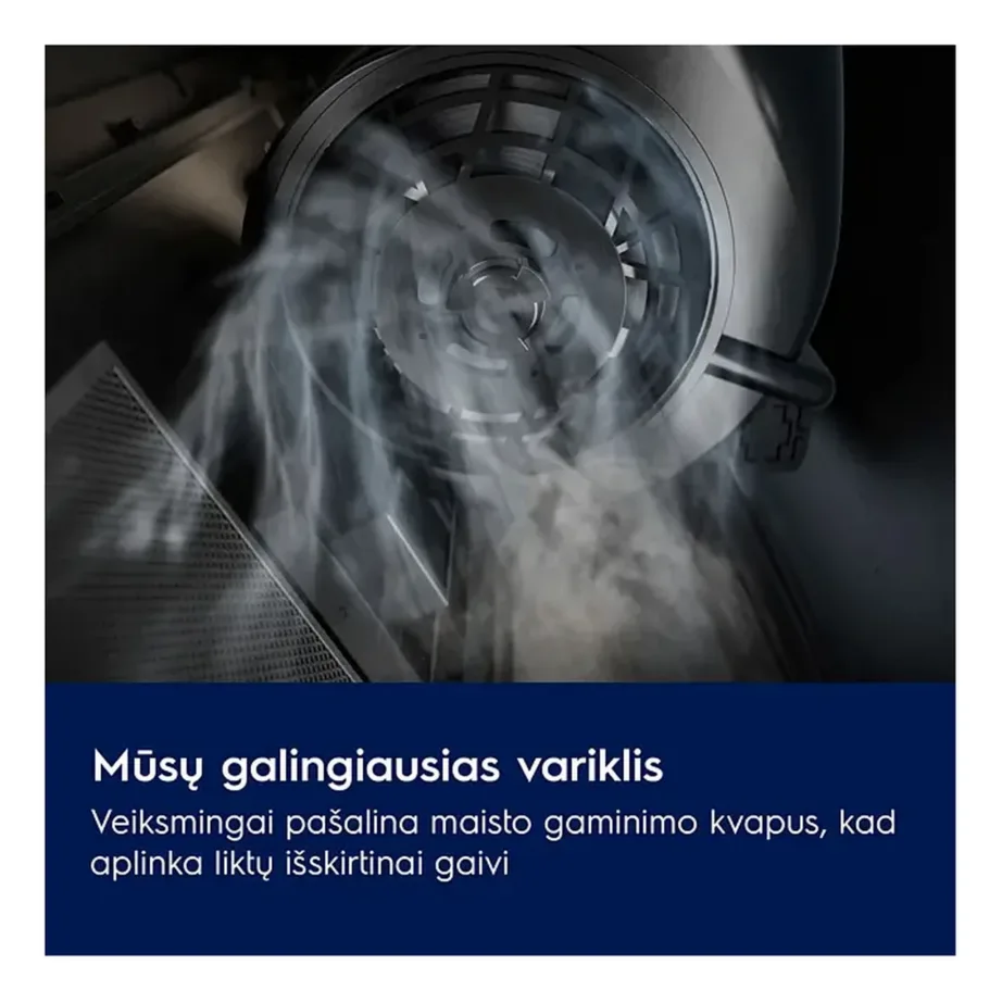 Integreeritav õhupuhasti AutoSense anduritega ELECTROLUX LFG815K, 55 cm, must, väljatõmme 150 mm, ExtractionTech Pro kuni 650 m³/h, LED valgustus, energiaklass A – 6
