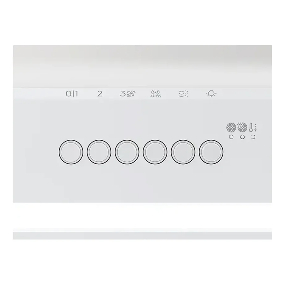 Integreeritav õhupuhasti AutoSense anduritega ELECTROLUX LFG815W, 55 cm, duct out, õhuvool kuni 650 m³/h, energiklass A, mehaaniline juhtimine, perimeertõmme, LED valgustus, valge – 4