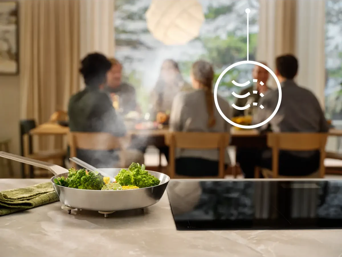 Electrolux LFG825K Breeze režiim värskendab köögiõhku vaikselt pärast toiduvalmistamist