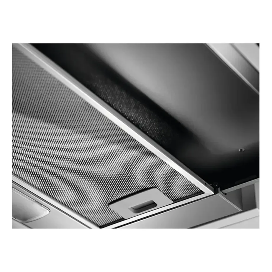 Integreeritav väljatõmmatav õhupuhasti Electrolux LFP226S, 60 cm, kanaliga ühendatav, õhuhulk 150–330 m³/h, LED valgustus, pestav rasvafilter, hall – 7