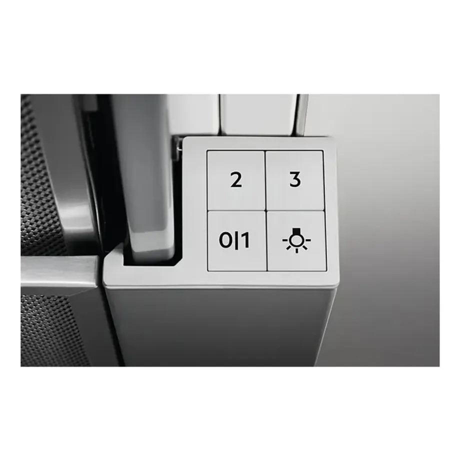 Integreeritav väljatõmmatav õhupuhasti Electrolux LFP226S, 60 cm, kanaliga ühendatav, õhuhulk 150–330 m³/h, LED valgustus, pestav rasvafilter, hall – 10