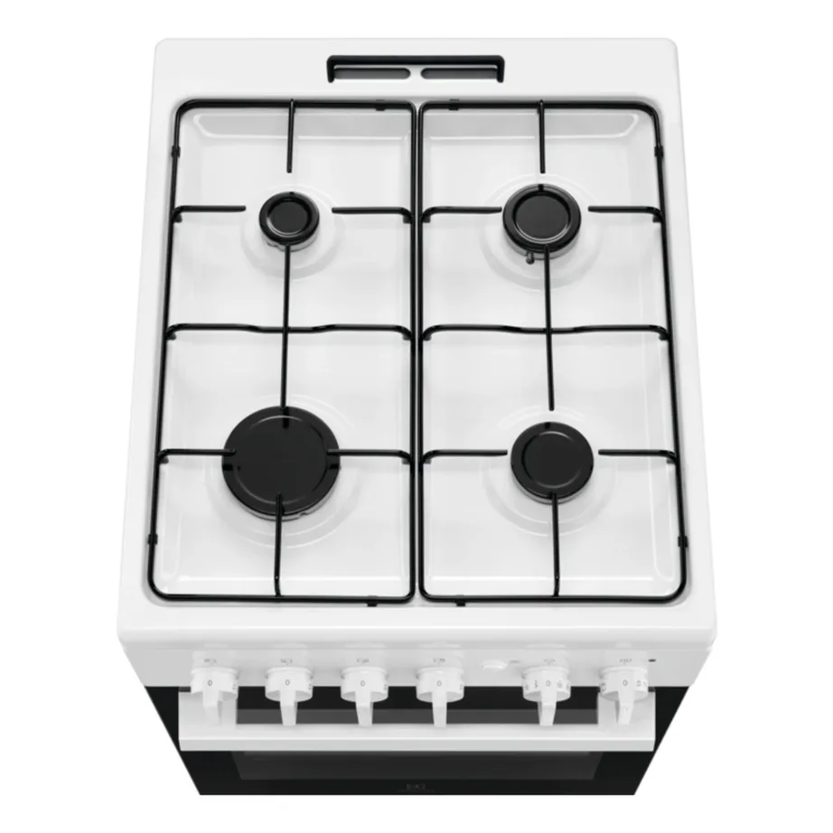 Vabaltseisev gaasipliit elektrigrilliga ELECTROLUX LKG500013W, 50 cm, 4 gaasipõletit, 59 l gaasiahju maht, A energiaklass, emailrestid, valge – 2