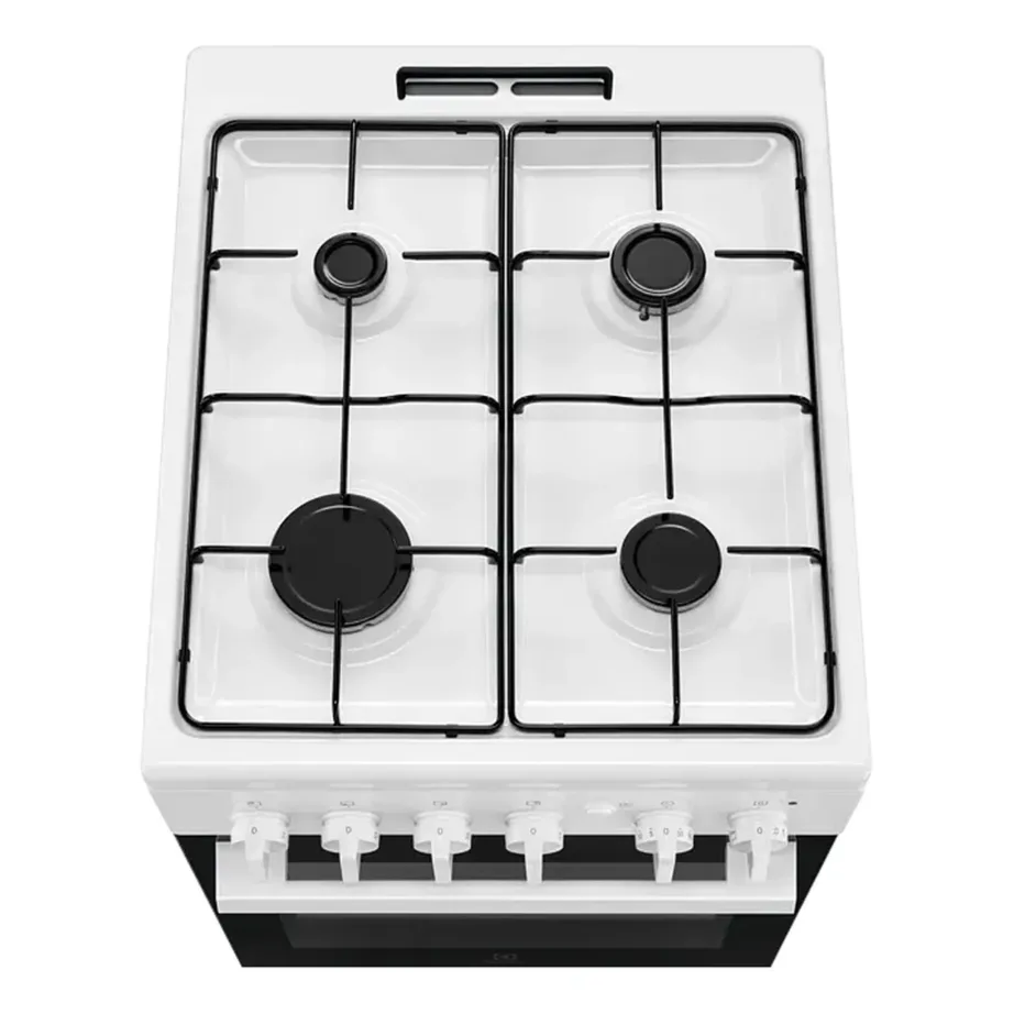 Vabaltseisev gaasipliit elektrigrilliga ELECTROLUX LKG500013W, 50 cm, 4 gaasipõletit, 59 l gaasiahju maht, A energiaklass, emailrestid, valge – 5
