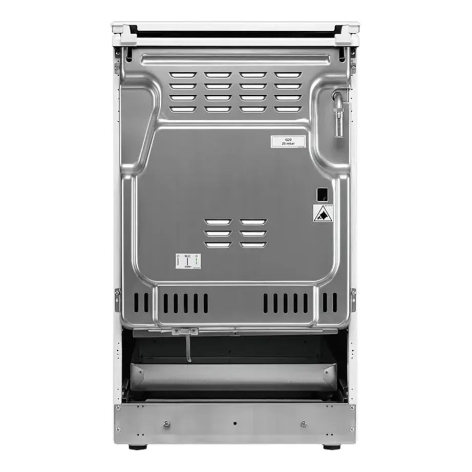 Vabaltseisev gaasipliit elektrigrilliga ELECTROLUX LKG500013W, 50 cm, 4 gaasipõletit, 59 l gaasiahju maht, A energiaklass, emailrestid, valge – 6