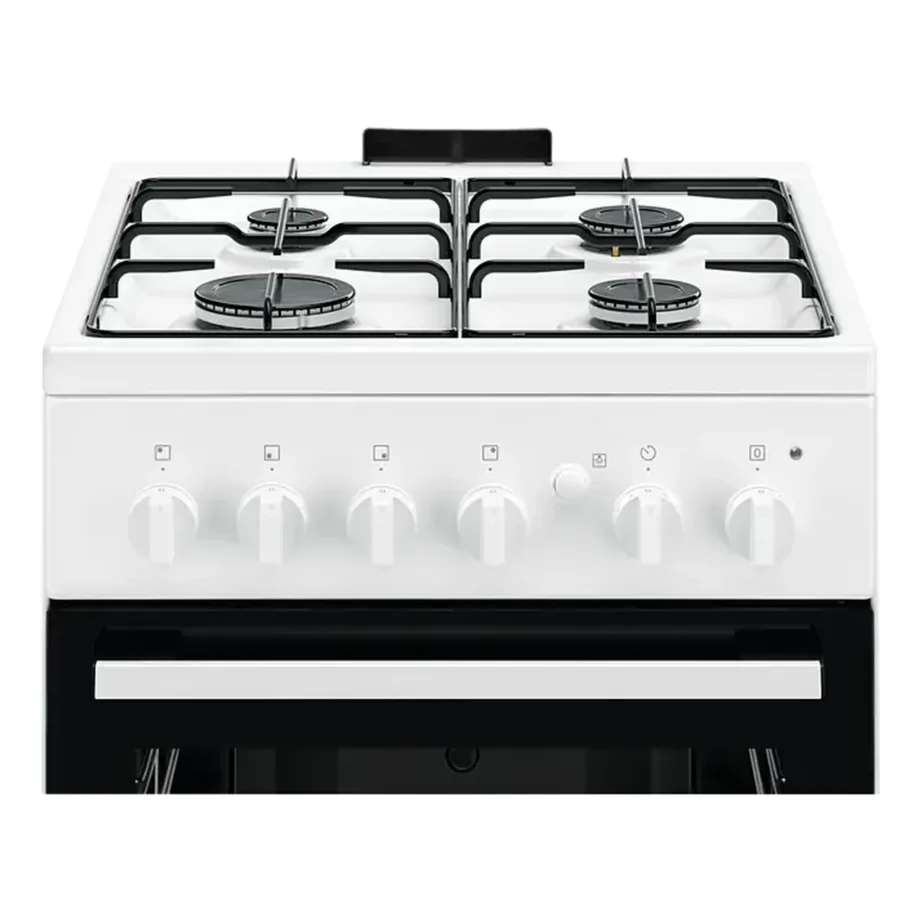 Vabaltseisev gaasipliit elektrigrilliga ELECTROLUX LKG500013W, 50 cm, 4 gaasipõletit, 59 l gaasiahju maht, A energiaklass, emailrestid, valge – 10