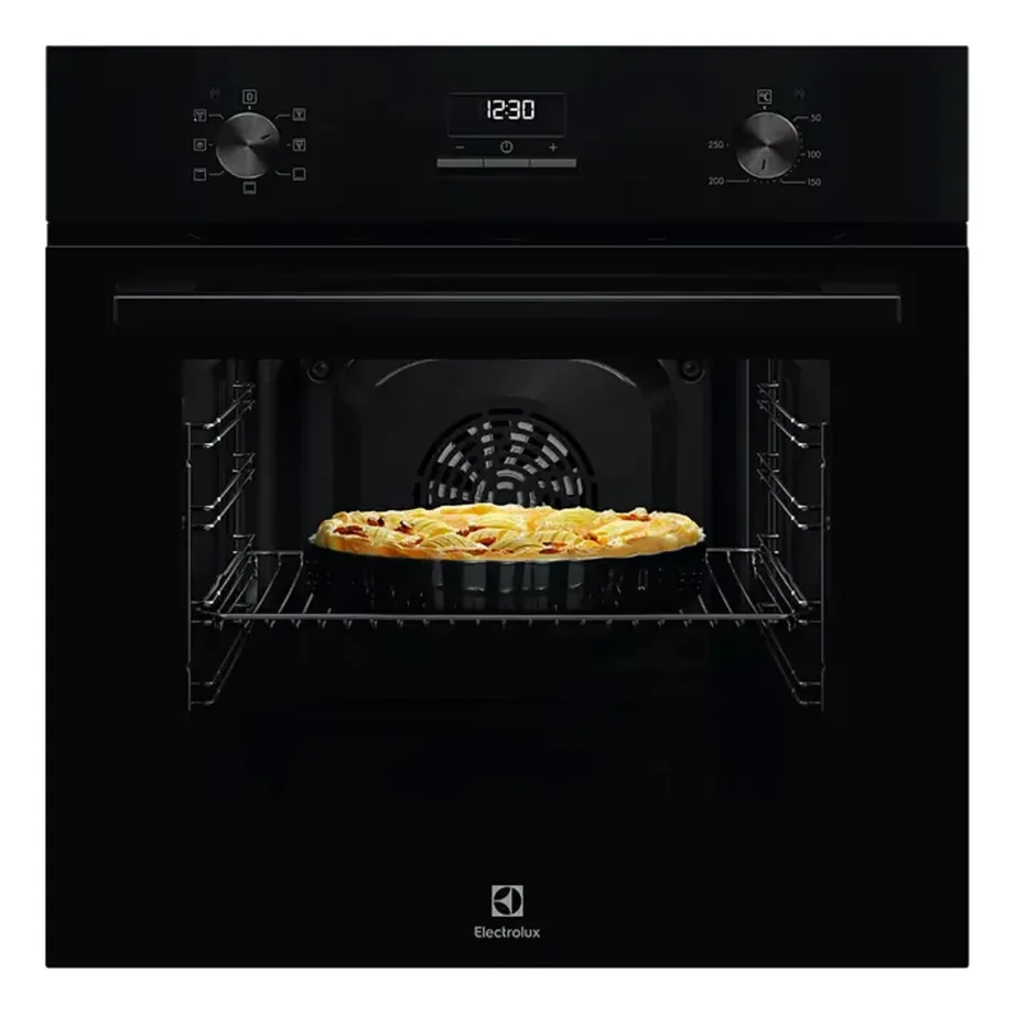 Integreeritav elektriahi konvektsiooniga ja AquaClean puhastusega ELECTROLUX LOH3H00BK, 65 l, A klass, 60 cm, must, 7 kuumutamisrežiimi – 3