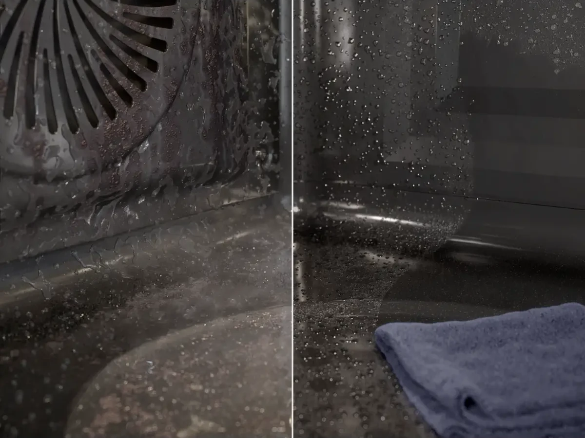 Electrolux AquaClean aurupuhastus ahju sees