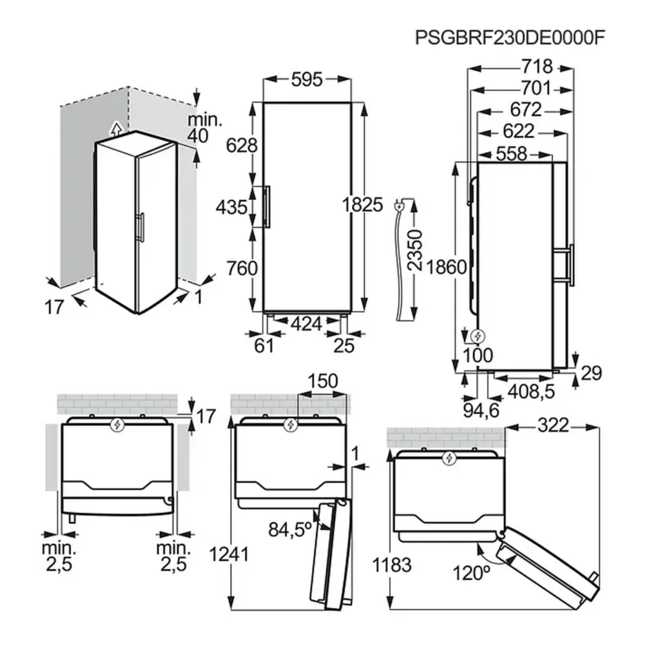 No Frost sügavkülmik Electrolux LUT6NE28U, 280 l, eraldiseisev, 60 cm lai, terasest, inverterkompressor, FastFreeze, E energiaklass, 42 dB – 12