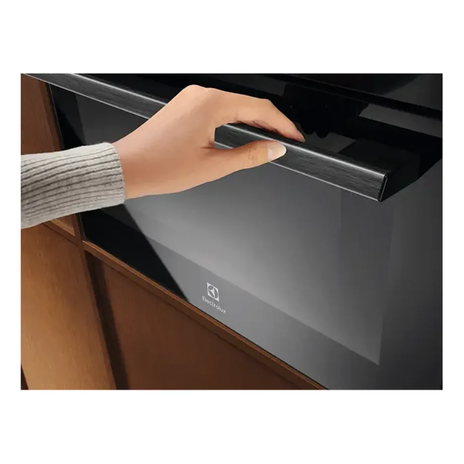 Integreeritav kompaktne kombiahi mikrolainefunktsiooniga ELECTROLUX LVL8E09Z, 44 L, 45 cm, 60 cm, must klaas, 1000 W mikrolaine, 1900 W grill, pöördõhk, puutetundlik TFT-ekraan, toidutermomeeter – 9