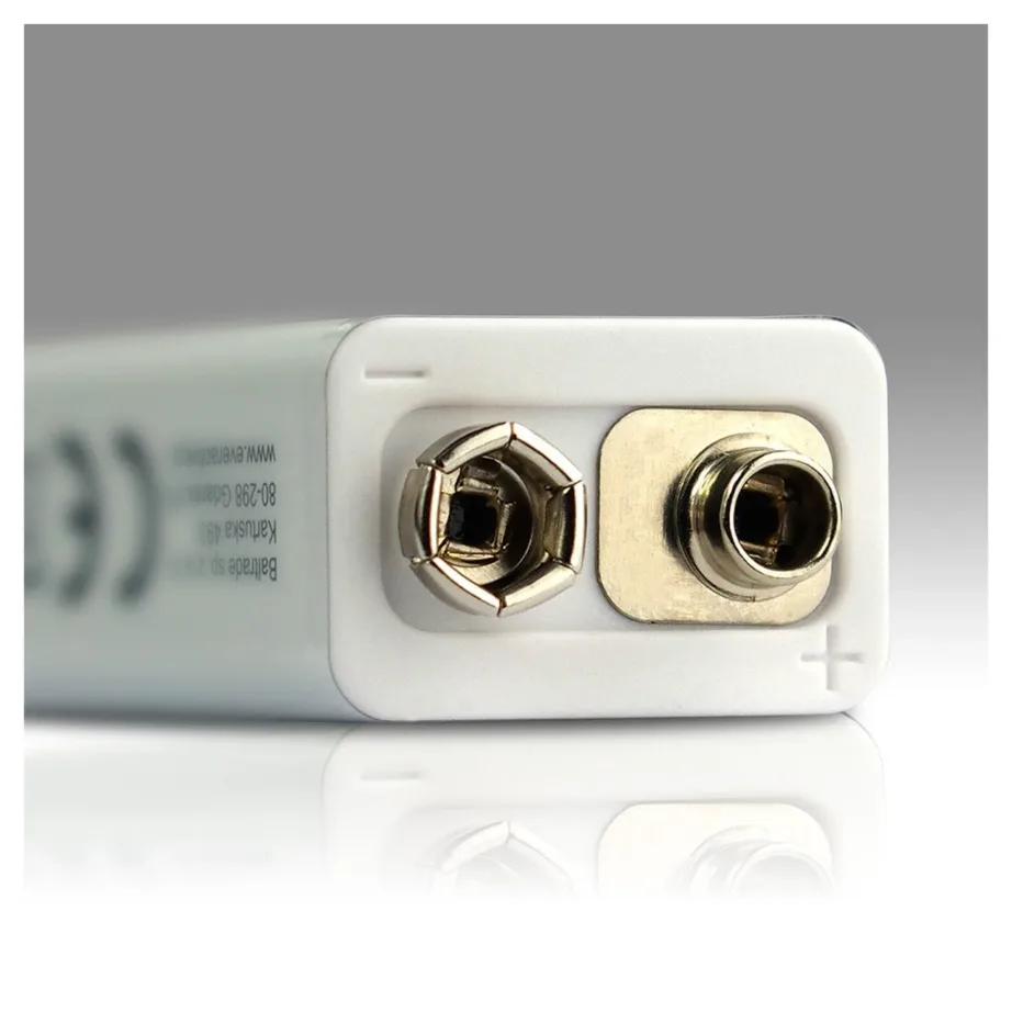 everActive EVHR22-550C 9V 550mAh liitiumioon laetav aku USB-C laadimisega (1 tk, 26,4×48,5 mm) – 4