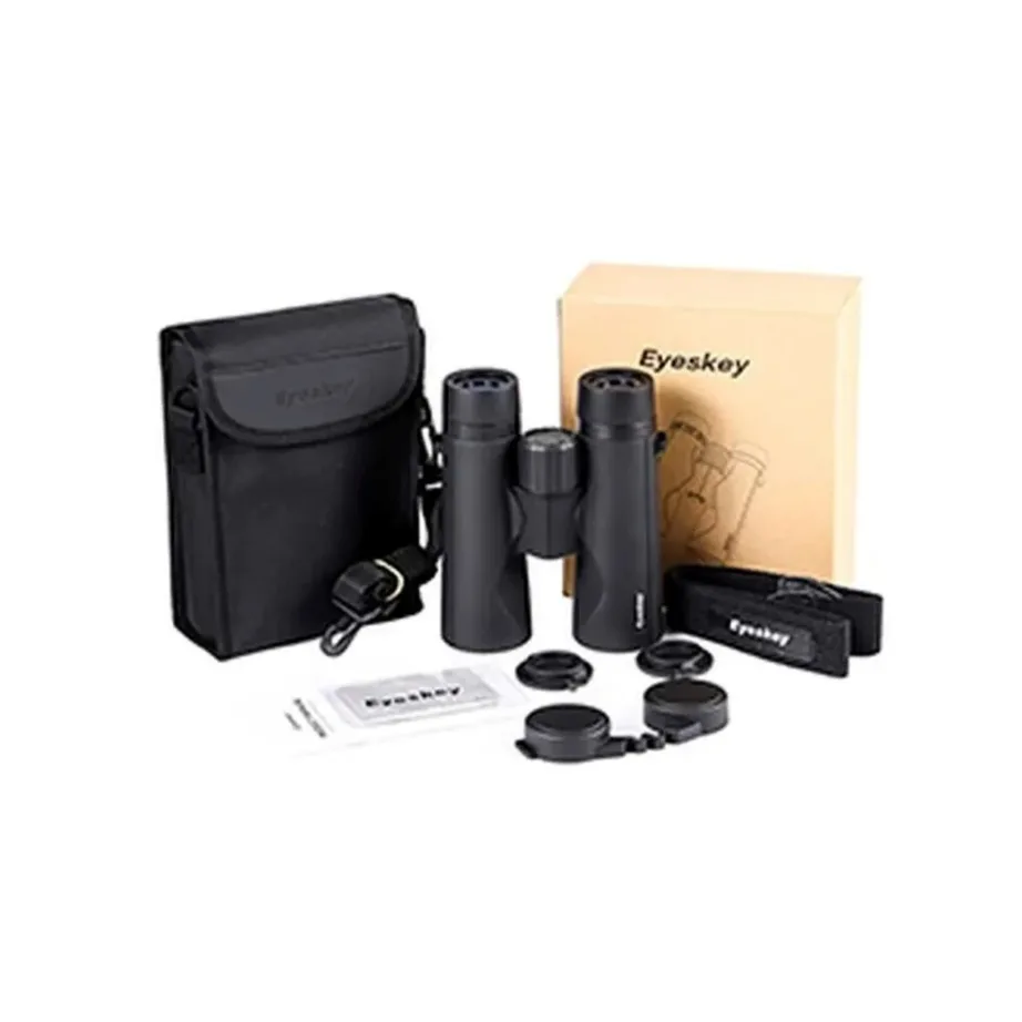 Eyeskey EY-D-10X42 10x suurendusega 42 mm BaK-4 prisma binokkel, 101 m vaateväli, 155x122x50 mm, 664 g, puhastuslapiga – 4