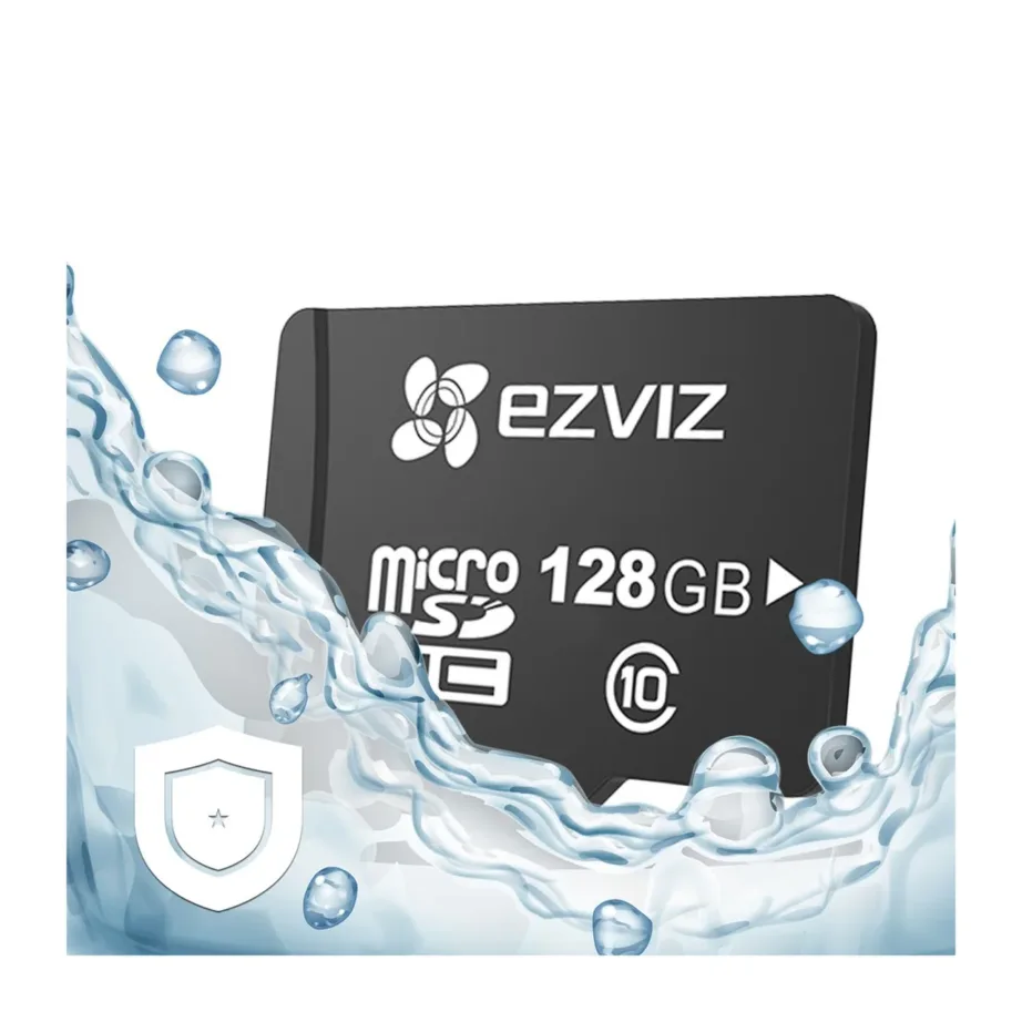 EZVIZ CS-CMT-CARDT64G-D 32 GB microSDXC UHS-I U3 Class 10 must mälukaart, 90 MB/s lugemis- ja 50 MB/s kirjutamiskiirus, veekindel ja põrutuskindel - 3