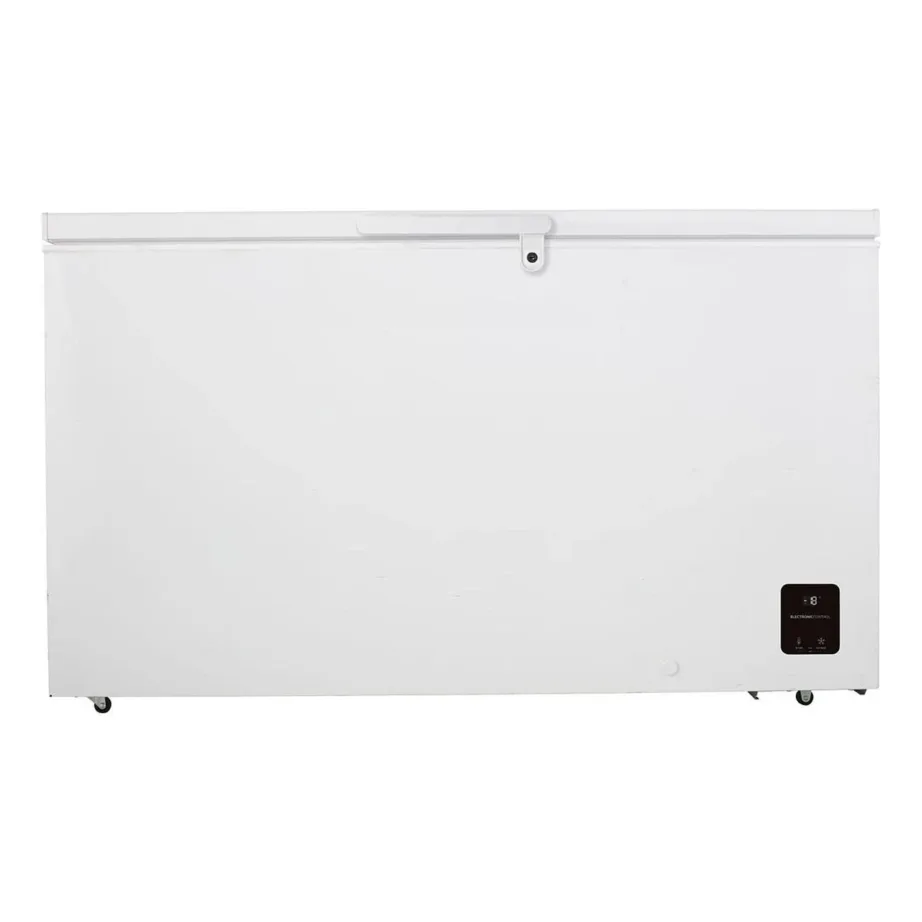 Kirstsügavkülmik 440 l kiire külmutuse ja lukustatava kaanega Gorenje FH43EAW, E-klassi, staatiline, 145 cm lai, valge, LED-valgustus, 2 korvi, 40 h külmasäilivus, 40 dB