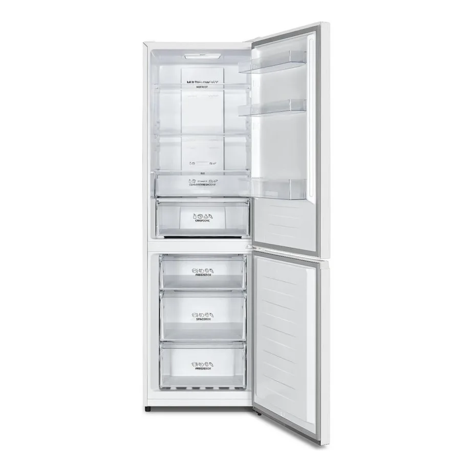 Vabaltseisev NoFrost külmik-sügavkülmik alumise sügavkülmaga GORENJE N619EAW4, 207/97 l, E energiaklass, 186 cm, 60 cm lai, LED-valgustus, 39 dB, valge – 2