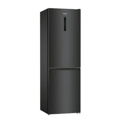 NoFrost külmik-sügavkülmik Gorenje NRK619EABXL4, 204/96 L, 185 cm, 60 cm, energiatõhususklass E, must, LED-valgustus,