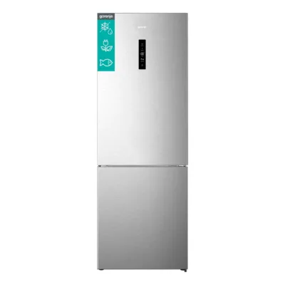 Täis NoFrost külmik-sügavkülmik alumise sügavkülmaga GORENJE NRK720EAXL4, inverterkompressor, 345/150 l, 75 cm lai,