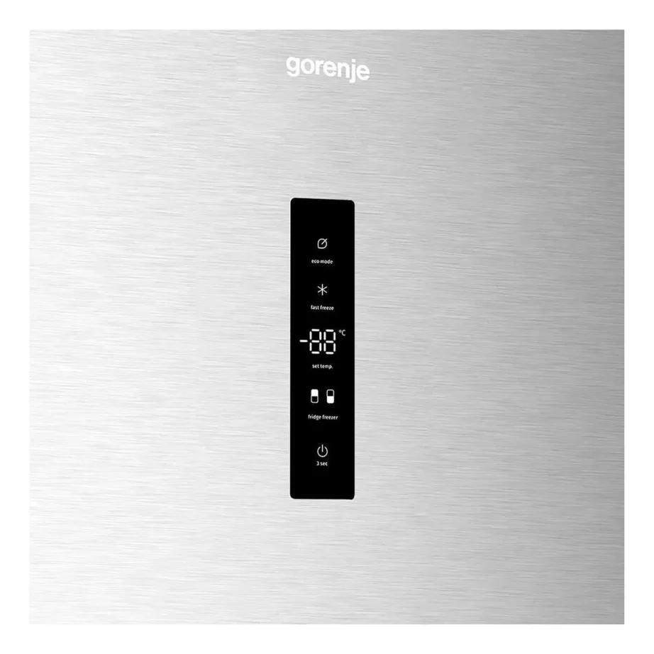 Täis NoFrost külmik-sügavkülmik alumise sügavkülmaga GORENJE NRK720EAXL4, inverterkompressor, 345/150 l, 75 cm lai, LED-valgustus, E energiklass, ekstern puutejuhtimine – 3