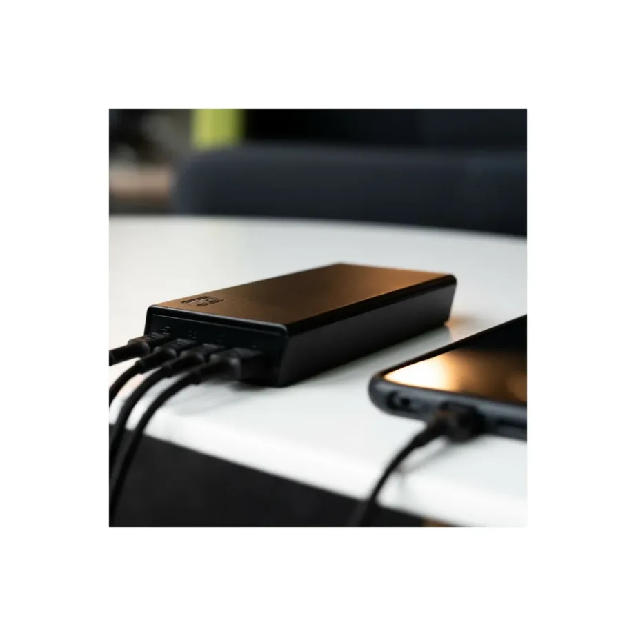 Green Cell GC PowerPlay 20S PBGC03S 20 000 mAh 22,5W must LiPo kiirlaadimisega universaalne akupank, 3x USB-C ja 1x USB-A, LED-indikaatoriga – 5