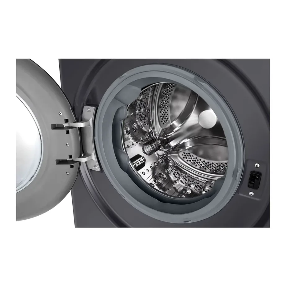 8 kg eestlaetav pesumasin aurufunktsiooniga LG F2WR508S2M, 60 cm, sügavus 47,5 cm, 1200 p/min, energiaklass A, inverter mootor, must – 3