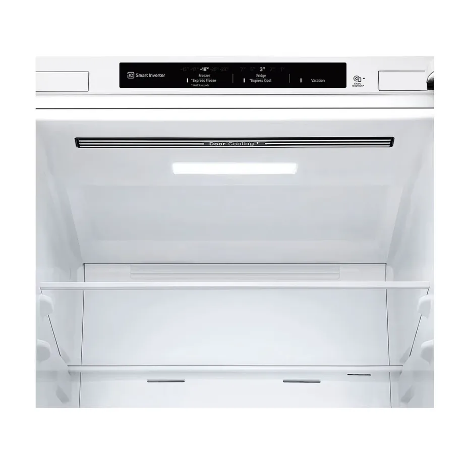 Full No Frost külmik alumise sügavkülmaga LG GBV3100ESW, 234+110 l, E energiamärgis, inverterkompressor, 60 cm, 35 dB, valge - 4