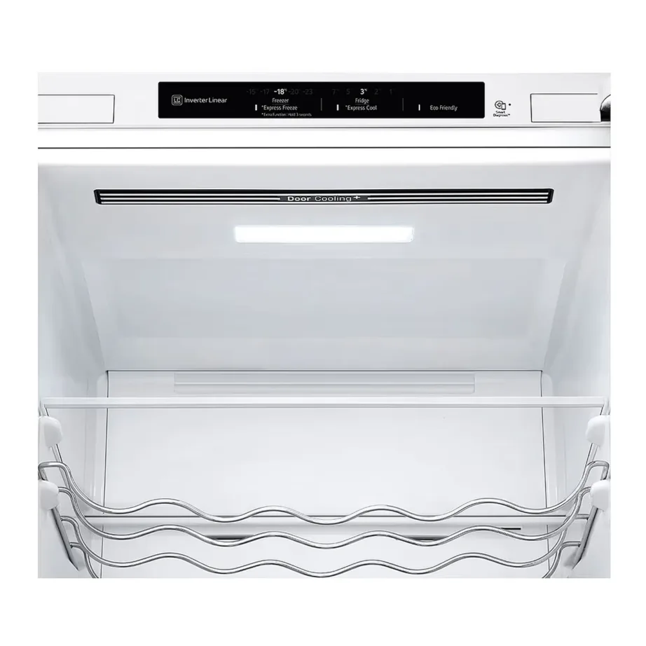 Külmik sügavkülmaga all no frost 60 cm LG GBV3200DSW, 277+110 L, D klass, inverterkompressor, 35 dB, valge, LED-valgustus - 5