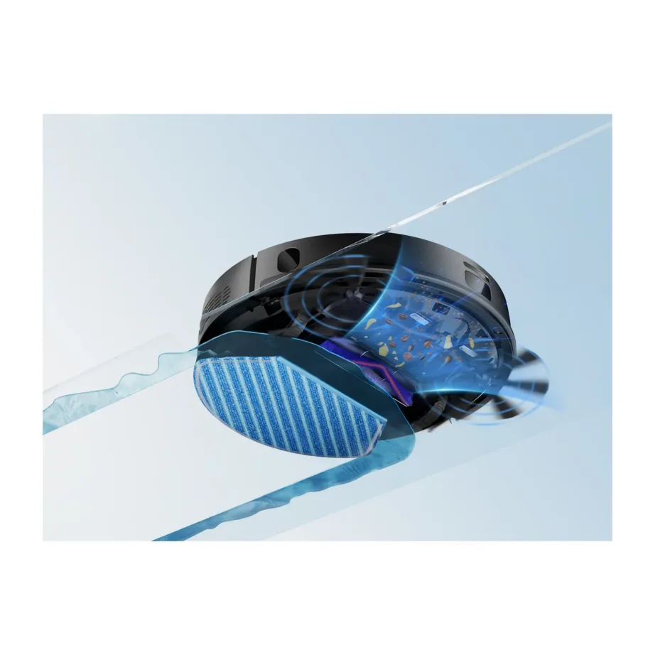 Midea M7 Evo must robottolmuimeja 8000 Pa LiDAR‑kaardistuse ja mopifunktsiooniga – 3