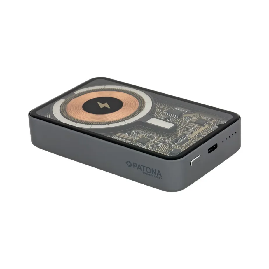PATONA 9992 10000 mAh LiPo 20W USB-C kiirlaadimisega must akupank 2 seadmele – 4