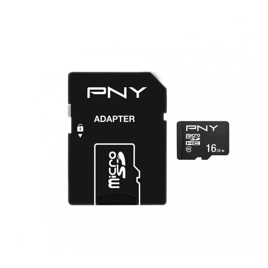 PNY Performance Plus P-SDU16G10PPL-GE 16GB Class 10 must MicroSDHC mälukaart 12x15mm – 5