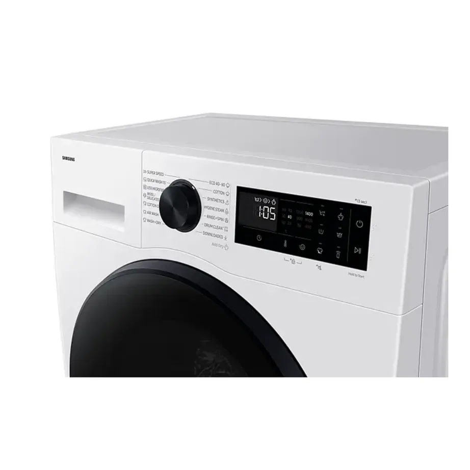 Kuivatiga pesumasin 9 kg / 5 kg Wi-Fi-ga Samsung WD90DG5G34BELE, 1400 p/min, A energiaklass, inverter-mootor, aurutsükkel, 60x56x85 cm, valge – 15