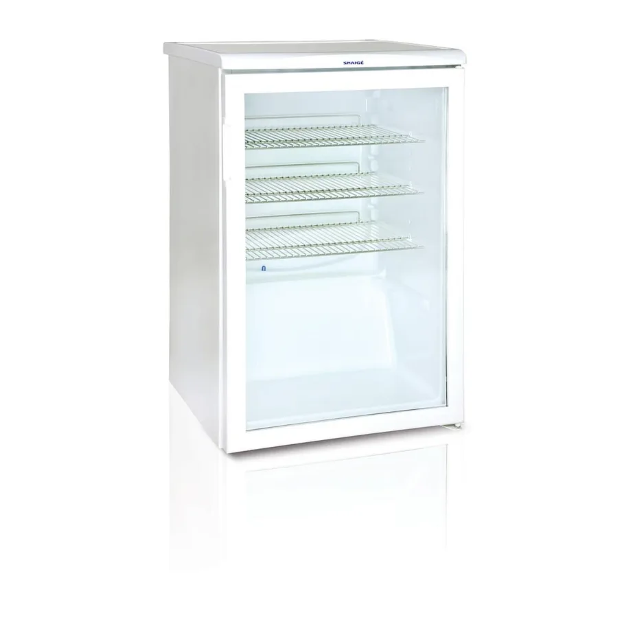 Vitriinkülmik LED-valgustuse ja staatilise jahutusega SNAIGE CD14SM-S3003C, 130 l, C-klass, 43 dB, vabaltseisev, valge, 85x60x56.2 cm