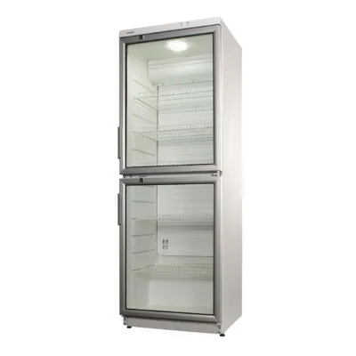 Kaubanduslik vitriinkülmik ventilaatoriga SNAIGE CD35DM-S300CD, 320 L, 60 cm, statiline, D-kl, valge, LED-valgustus,