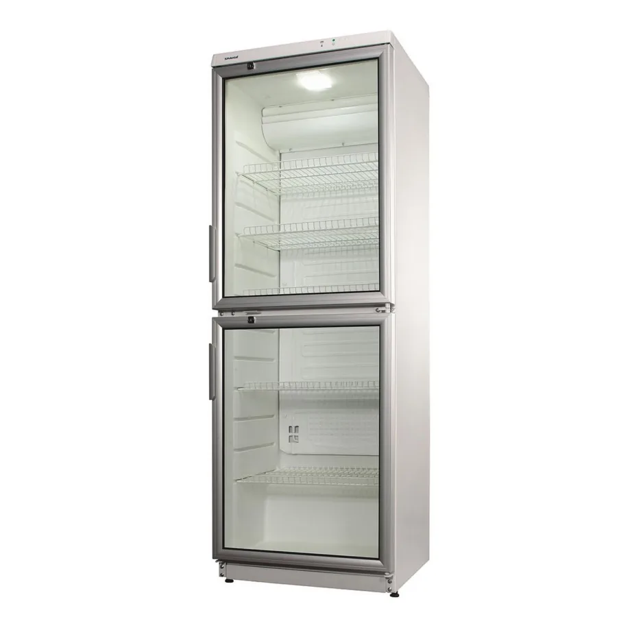 Kaubanduslik vitriinkülmik ventilaatoriga SNAIGE CD35DM-S300CD, 320 L, 60 cm, staatiline, D-kl, valge, LED-valgustus, lukustatav uks