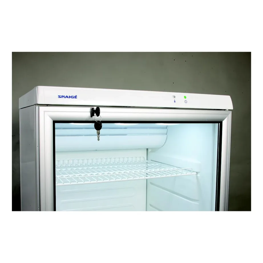 Kaubanduslik vitriinkülmik ventilaatoriga SNAIGE CD35DM-S300CD, 320 L, 60 cm, staatiline, D-kl, valge, LED-valgustus, lukustatav uks – 2