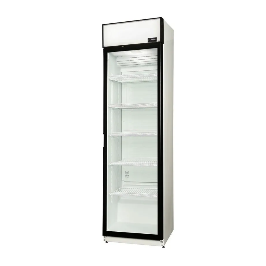 Vitriinkülmik LED-valgustuse ja ventilaatoriga SNAIGE CD40DC-S3022E, 360 l, 60 cm, valge, energiklass E, vabaltseisev, 50 dB