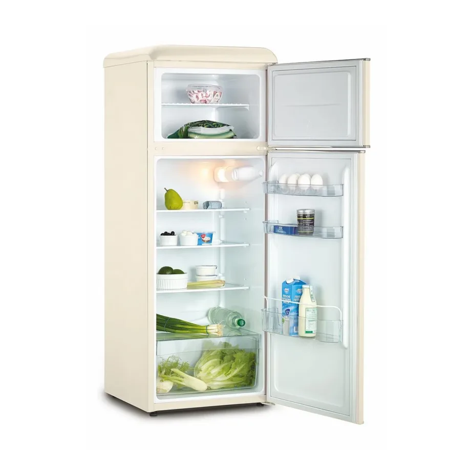 Retro külmik ülemise sügavkülmaga kreemikas SNAIGE FR24SM-PRC30E3, 166/46 L, Less frost, energiaklass E, 39 dB, H 147.5 cm – 2