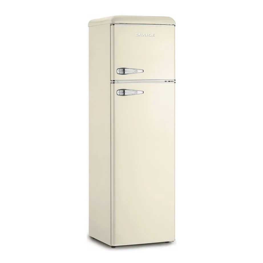 Külmik ülemise sügavkülmaga Less frost SNAIGE FR27SM-PRC30E3, 252 l (194+58 l), energiaklass E, 39 dB, LED-valgustus, kreemikas, vabaltseisev, 175x60x63 cm