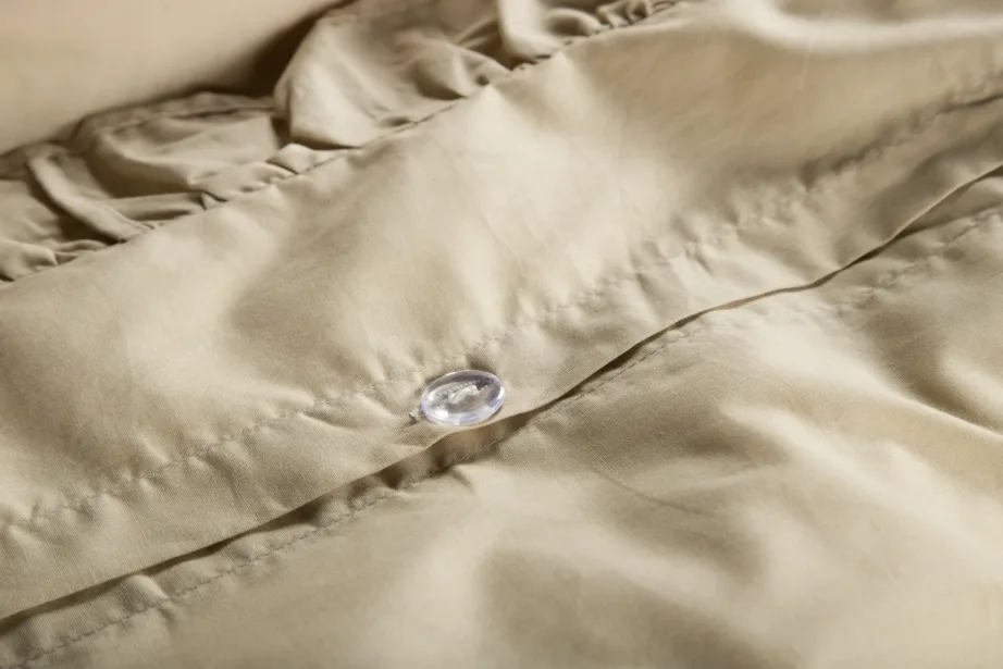 Liivakarva puuvillane voodipesukomplekt kroogitud äärtega Levi (150 × 200 cm), 16013-502 – 6