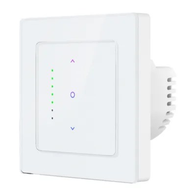 Puutetundlik Wi‑Fi ruloolüliti protsendinäiduga AVATTO CS20-EU-W, 2,4 GHz, 600 W, 10 A, Tuya/Smart Life, Alexa/Google