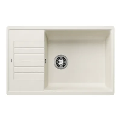 SILGRANIT köögivalamu 1 kausiga BLANCO ZIA XL 6 S Compact, PuraDur pind, soft white, 60 cm kapile, pealt- ja