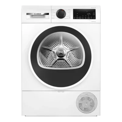 9 kg soojuspumba kondentskuivati Bosch WQG2420ISN, A++ (uus klass D), vaba paigaldus, inverter-mootor, 62 dB, trumli