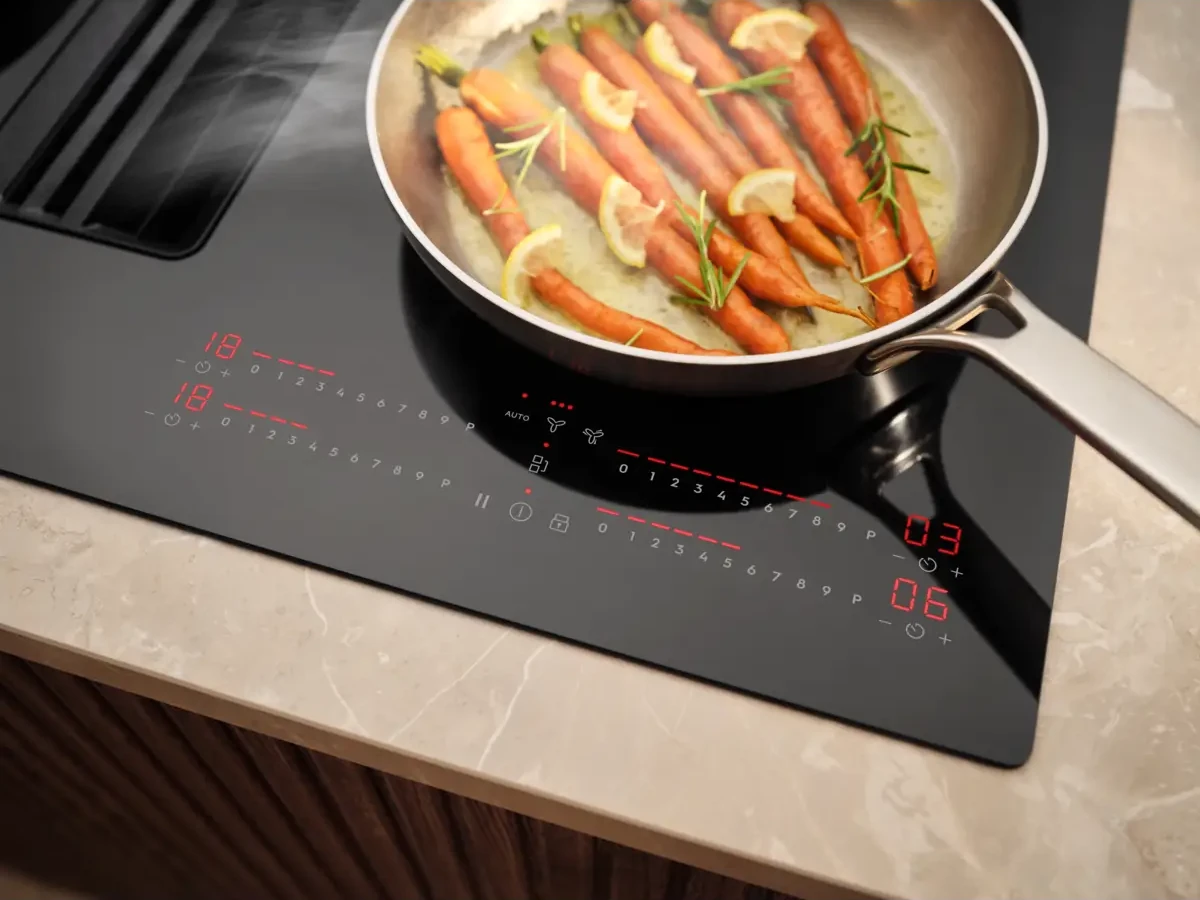 Neli sõltumatut juhtala võimaldavad igale keedutsoonile eraldi seadeid