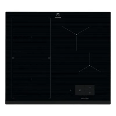 Induktsioonpliidiplaat sensorjuhtimise ja Bridge tsooniga ELECTROLUX EIS67483, 60 cm, 4 tsooni, must vitrokeramika,