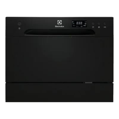 Kompaktne vabaltseisev nõudepesumasin 6 nõudekomplektile ELECTROLUX ESF2400OK, 55 cm, 6 programmi, 52 dB, A+/F, must