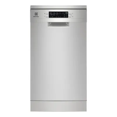 Kitsas 45 cm nõudepesumasin SatelliteCleaniga ELECTROLUX ESS43210SX, vabaseseisev, 10 nõudekomplekti, ExtraHygiene,