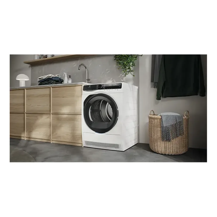 9 kg soojuspumbaga kuivati DelicateCare ja Wi-Fi-ga Electrolux EW7D595UCE, A+++ energiatõhusus, 60 cm, SensiCare niiskusandurid, villale ja siidile sobiv, valge – 5