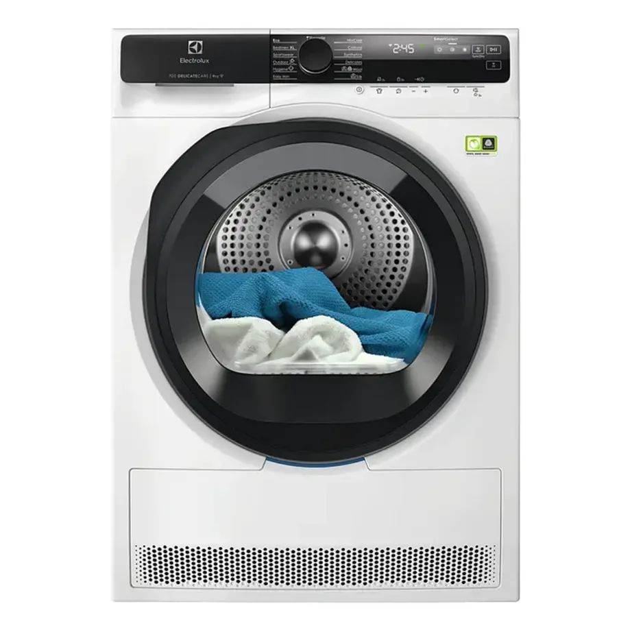 9 kg soojuspumbaga kuivati DelicateCare ja Wi-Fi-ga Electrolux EW7D595UCE, A+++ energiatõhusus, 60 cm, SensiCare niiskusandurid, villale ja siidile sobiv, valge – 6