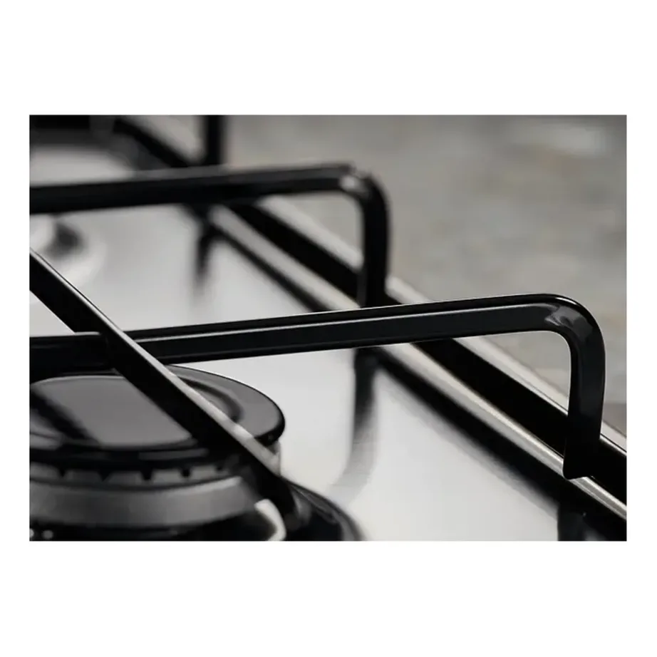 4-põletiga gaasipliidiplaat roostevabast terasest ELECTROLUX KGS6424SX, 60 cm, 7800 W, pinnapealne paigaldus, nupusüüde, emailrestid, leekvalve, LPG düüsid – 4