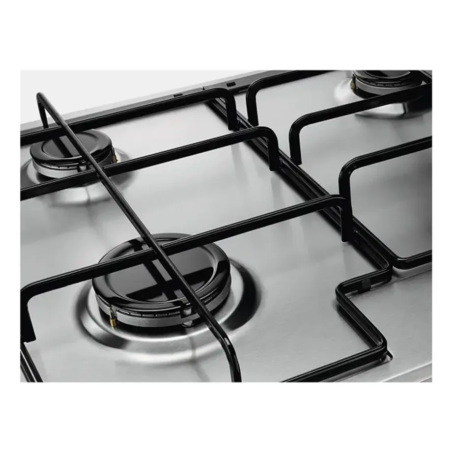 4-põletiga gaasipliidiplaat roostevabast terasest ELECTROLUX KGS6424SX, 60 cm, 7800 W, pinnapealne paigaldus, nupusüüde, emailrestid, leekvalve, LPG düüsid – 9