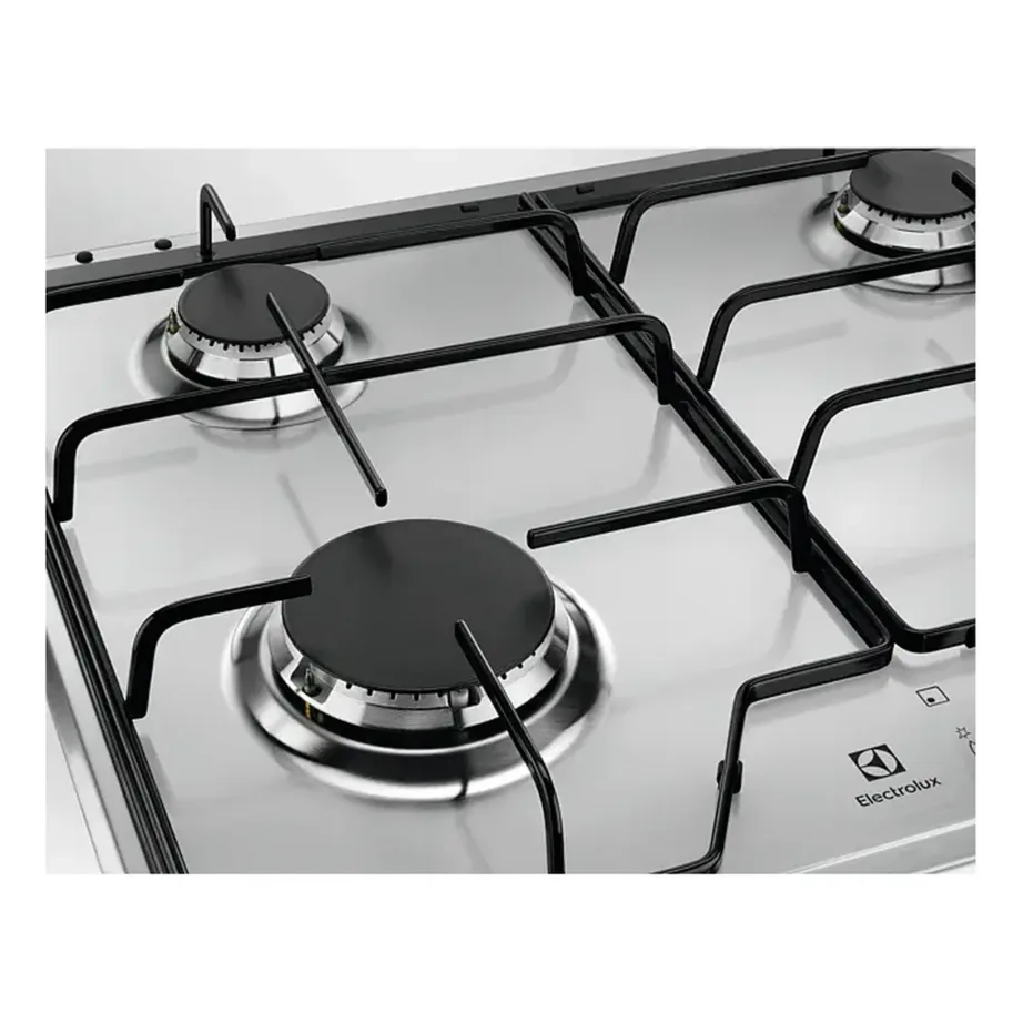 4-põletiga gaasipliidiplaat roostevabast terasest ELECTROLUX KGS6424SX, 60 cm, 7800 W, pinnapealne paigaldus, nupusüüde, emailrestid, leekvalve, LPG düüsid – 10